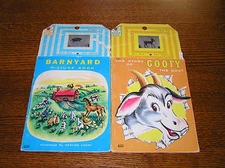 Vintage LOT Tiny TV Fun House Books – GOOFY and BARNYARD  