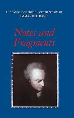 Notes and Fragments Kant Bowman Rauscher Guyer Hardback 9780521552486