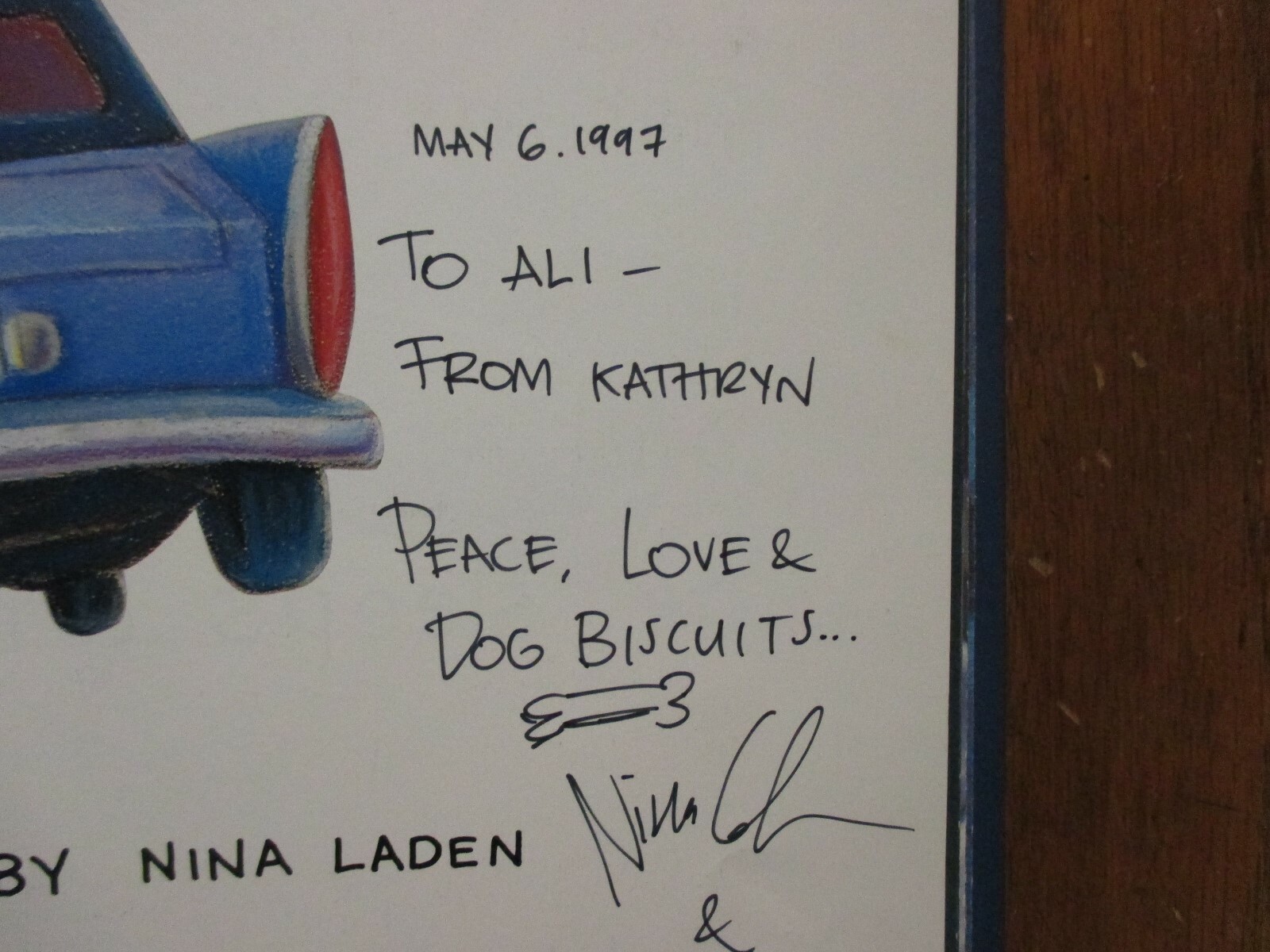 NINA LADEN Signed Book(