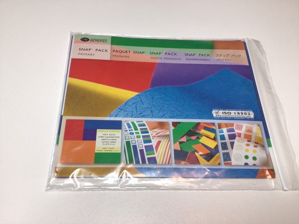 Creative Memories Snap Pack Primary Album Kit for Scrapbooking