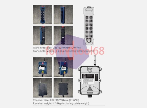 GOTi GT-LS12 Gru di sollevamento senza fili industriale 12 chiavi telecomando AC/DC - Foto 10 di 10