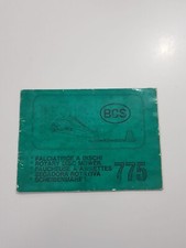 CATALOGO RICAMBI E USO MANUTENZIONE FALCIATRICE A DISCHI BCS 775
