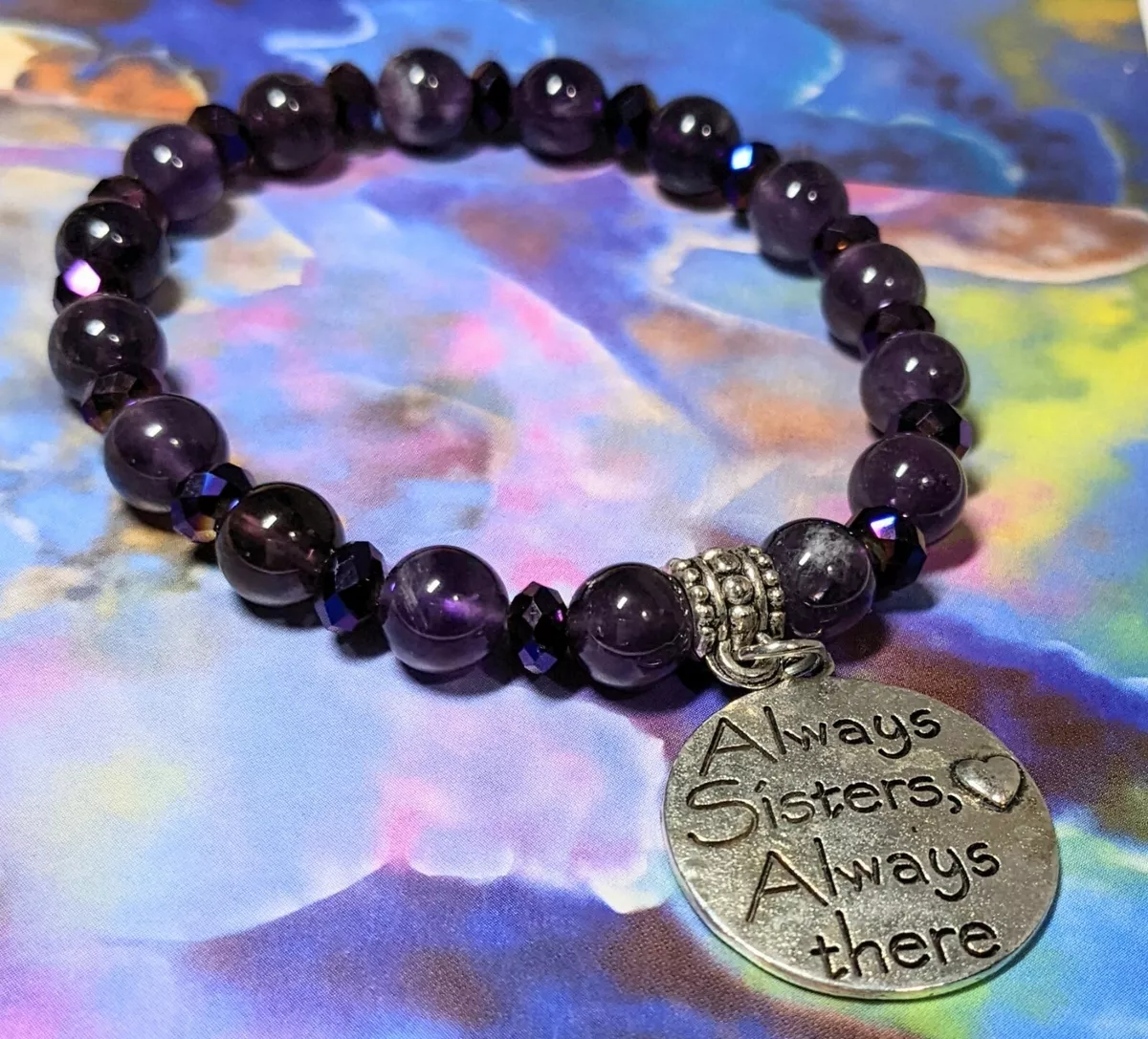 Encouragement Motivation Bracelet Amethyst Bracelet Inspiration