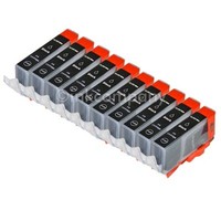 10X FüR Canon Patronen +Chip Cli 521 Black Ip 3600 Ip 4600 Ip 4700 Mp 540 MP550
