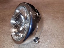 Motorcycle Headlight Lamp 12V Chrome for Suzuki GN125 GN 125