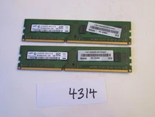 Samsung 2x2Gb=4Gb PC3-10600 1333Mhz DDR3 Desktop Memory RAM (4314)