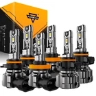 AUXBEAM For 2007-2014 Chevy Suburban Tahoe LED Headlight Fog Light Bulbs Kits