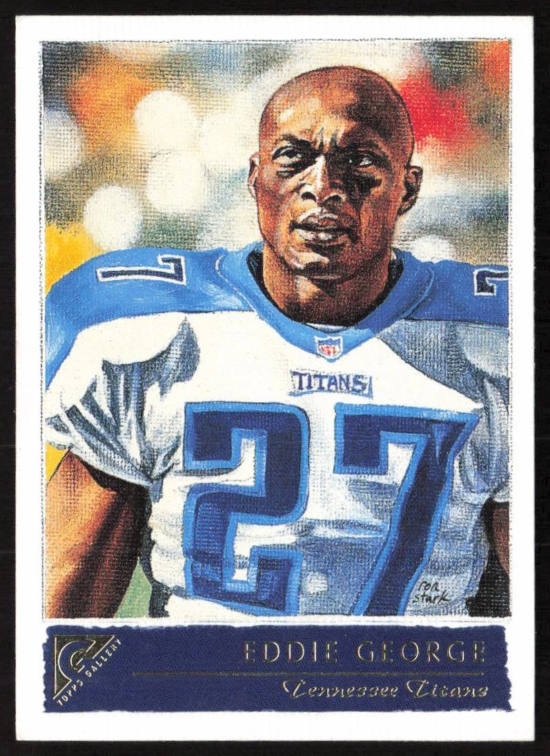Eddie George trading card