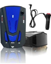 Radar Detector with Voice Prompt Speed 360 Degree Detection for Cars (Blue)*NEW*