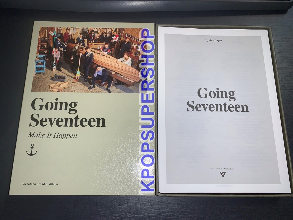 Seventeen 3rd Mini Album Going Make It Happen CD Great Cond Joshua