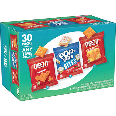 Kellogg'S Cheez-It & Pop-Tarts Snacks Grab 'N Go Any Time Snacks Variety Pack