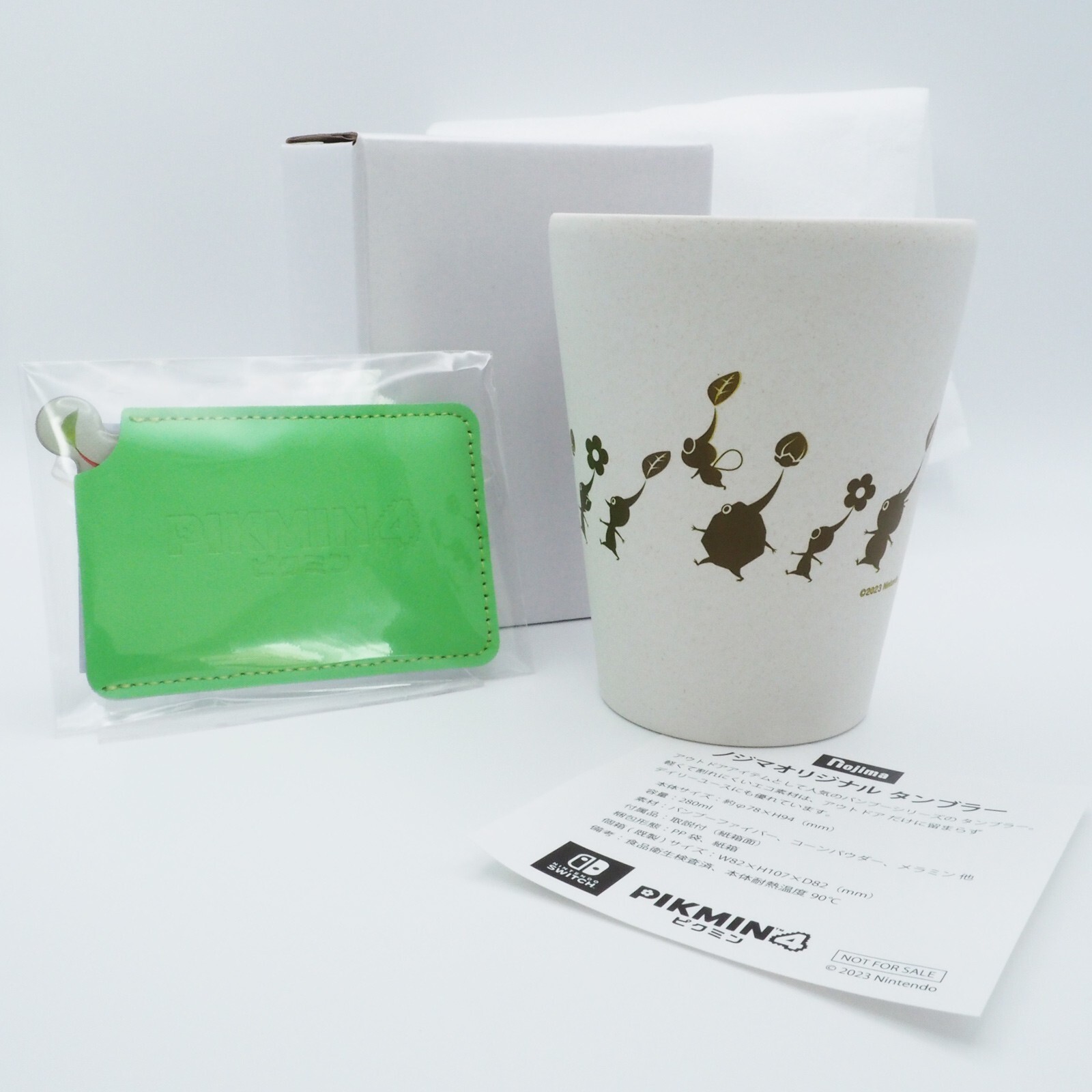 Taza vaso Pikmin4 y espejo de bolsillo para tarjeta Pre-order Bonus exclusivo...