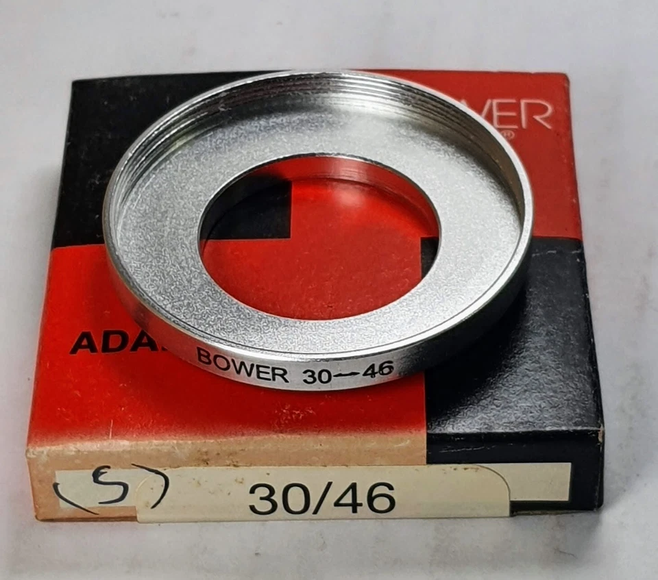 30-46mm Metal Step Up Lens Filter Converter Adapter Ring 30mm-46mm  30-46 Bower - Image 3 of 4