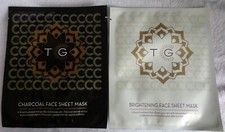 New Total Glow Charcoal Brightening Face Sheet Masks