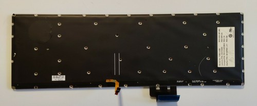 Lenovo Y50-70 Laptop Red Backlight Keyboard (without Frame) P/N: 25215988 - Picture 2 of 3