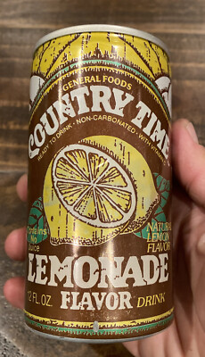 1970s Country Time Lemonade can aluminum pull tab 12oz | eBay