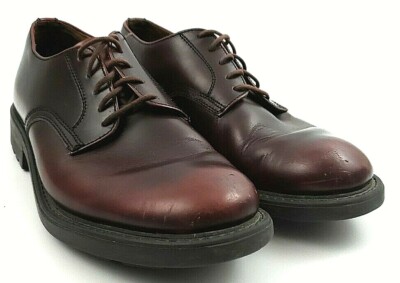 Kenneth Cole New York Dk Burgundy Leather Lace Up Oxfords Casual Shoes Mens  8/42