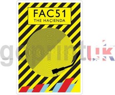 Hacienda FAC51 FACTORY RECORDS Deck METAL SIGN A5 a4
