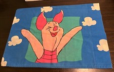 Disney Winnie the Pooh Piglet Reversible Standard Pillow Case