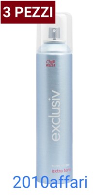 Wella Exclusiv Haarspray Ohne Gas 250 Ml Extra Stark - Professionell - 3 Stück