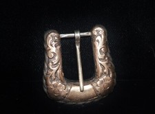 Sterling Silver Small Belt Buckle FMX400