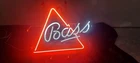 Vintage Original Rare 19” Bass Ale Beer Triangle Neon Sign