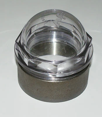 Sight glass MZ RIV 3" Dome shape with weld on ring for Slurry Tanker