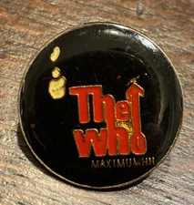 The Who Maximumhh Pin Lapel Hat Vintage.   SB1