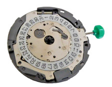 MIYOTA OS 60 MOVEMENT QUARTZ DATE. FOR PARTS or REPAIR. USED