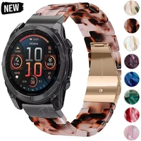 Quickfit Resin Watch Strap For Garmin Fenix 8/7/7X 6/6X 5/5X Plus Epix Pro Band