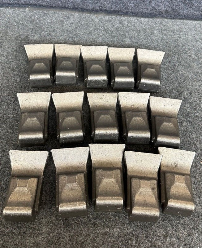 XTREME Forestry Mulcher Planer Knife Tooth Hardened Treated Steel, Lot of 15*