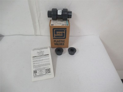 254330 New In Box; Spears 4539-007 Ball Check Valve 3/4''PVC SOC/FIPT