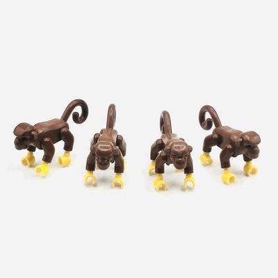 NEW LEGO  Monkey Lot - Brown -Yellow Hands Wildlife Animal(Read Description)