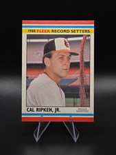 1988 Fleer Record Setters #33 Cal Ripken! Orioles
