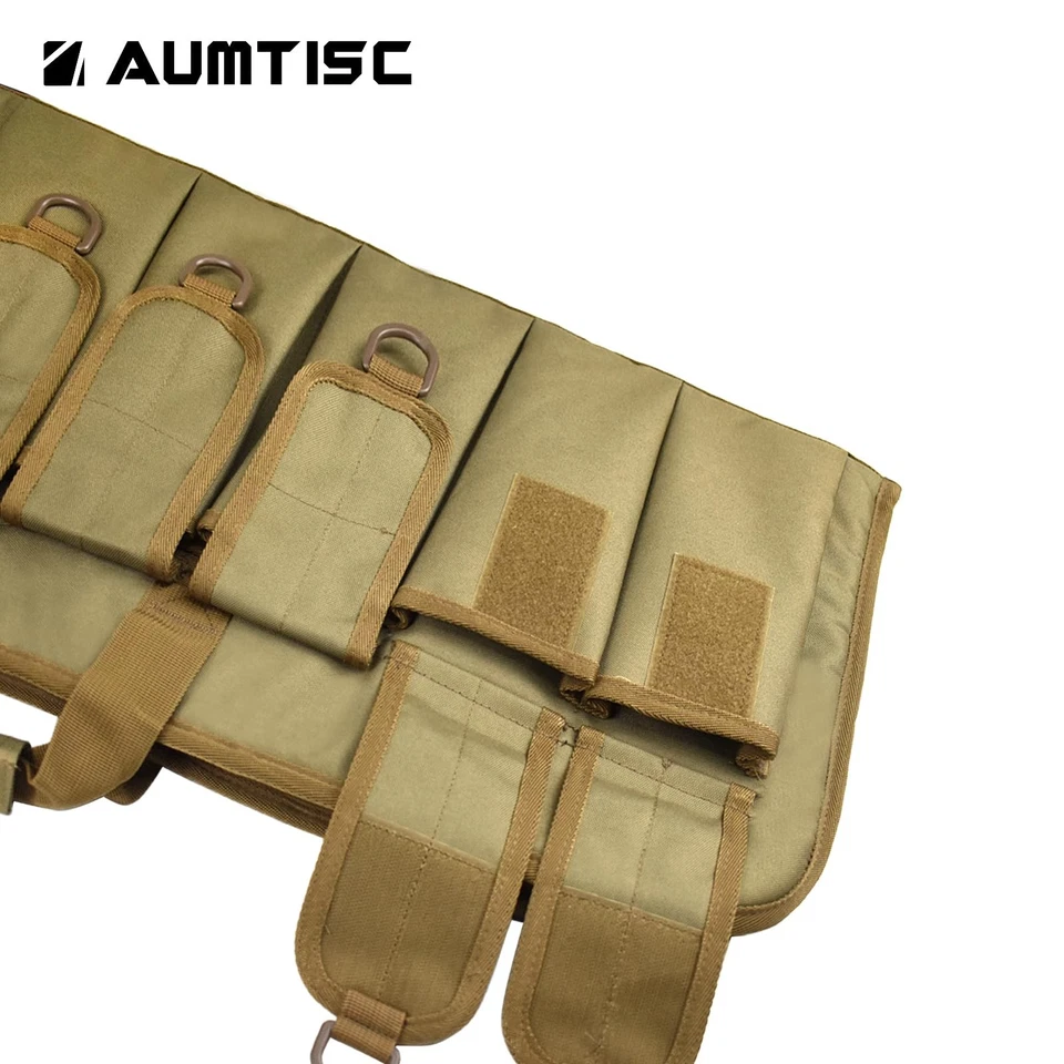 Tactical Soft Case, Shotgun Carrying Range Bag for Scoped, Khaki 38 - Image 4 of 4