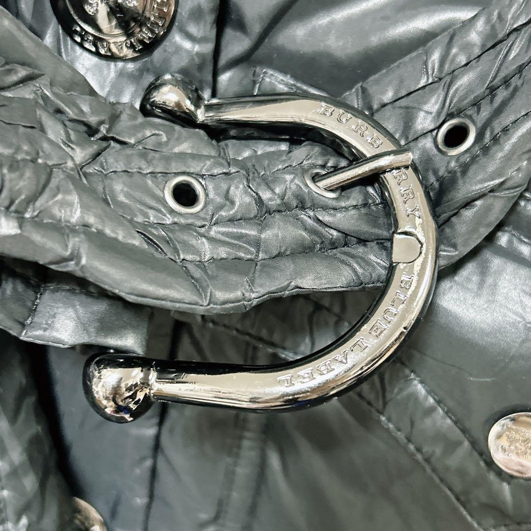 Burberry  Highest Quality  Blue Label White Goose Down Coat Black 42 XL thumbnail 8