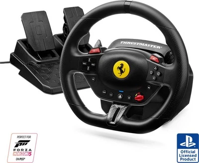 Thrustmaster T98-P Ferrari 296 GTB - Volant de course avec pédales - PS5, PS4, P - Photo 1/4