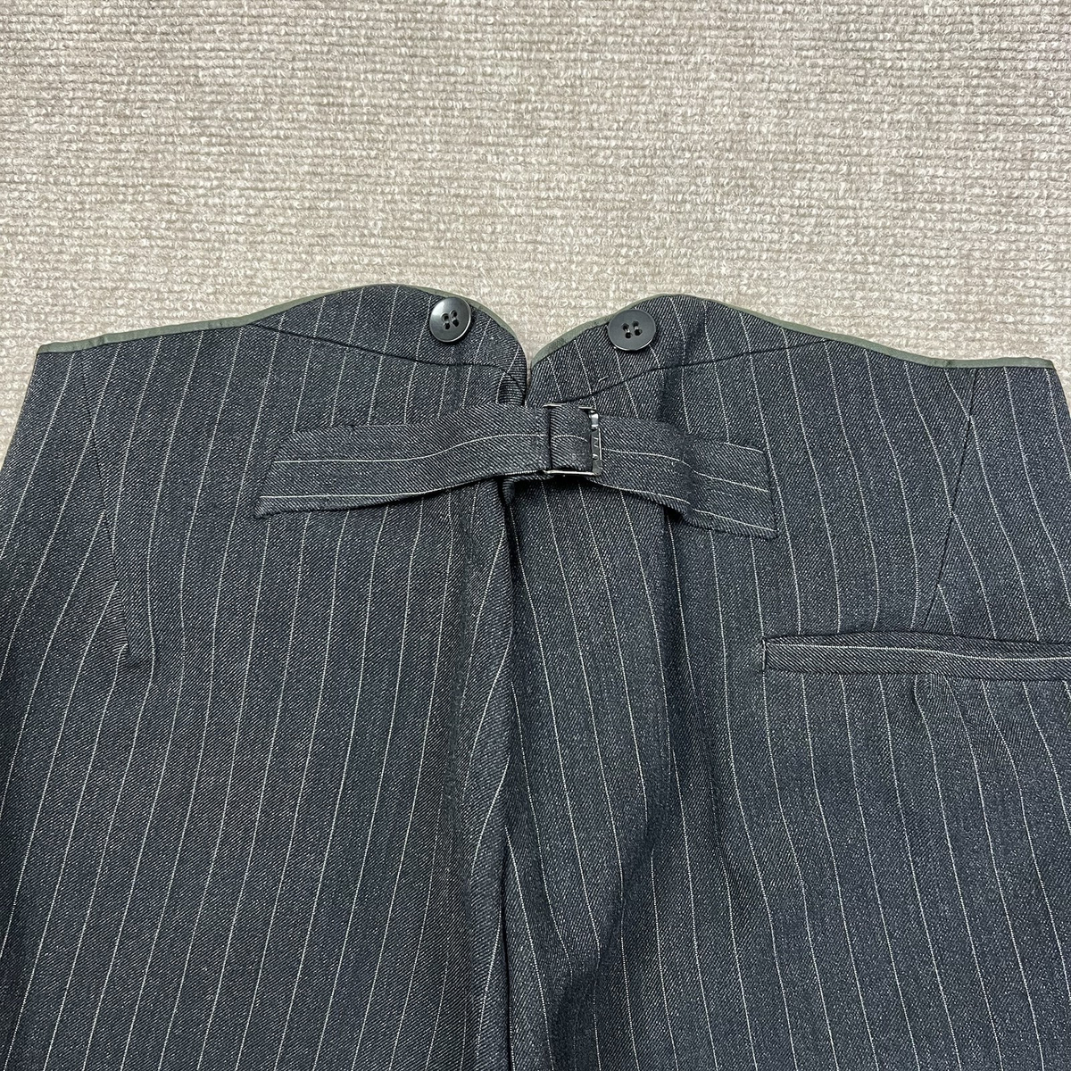 Vintage 1800s 1900s Victorian Wool Fishtail Buckleback Pants