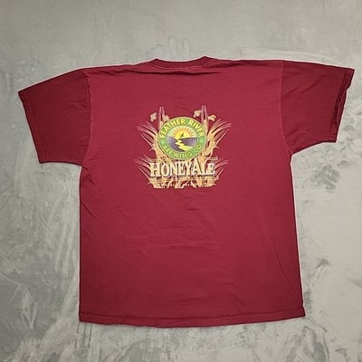 Feather River Brewing Shirt Mens XL Honey Ale Magalia California Logo Beer TEE