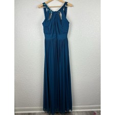Alex Evenings Women's Formal Dress Size 10 Teal Green Blue Bridesmaid Gala Ball