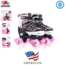 Adjustable Roller Skates for Girls and Women, All 8 Wheels of Girl's Skates S...