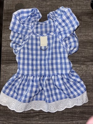 Puppy Dog Dress NEW FREE SHIP Item Never Used  Top Quality Dog  Size SM 6-8lbs
