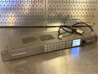 Blackmagic Smart Videohub 20x20 + Quiet Fan / DC Mod