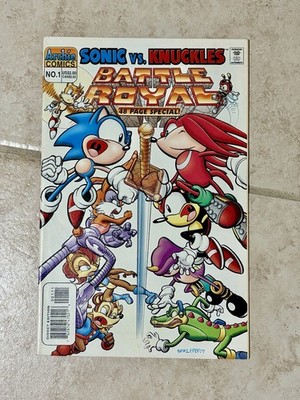 Archie Comic Sonic The Hedgehog Sonic Vs. Knuckles Battle Royale 48 Page Special