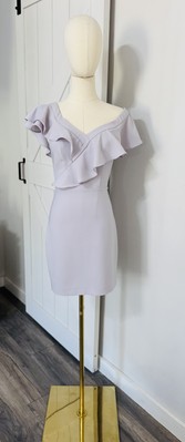 Marciano Los Angeles Size 2 Women s Size 2 Ruffle Lavender Sheat Dress 
