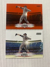 2025 Topps Stadium Club Corbin Burnes Orange Foil and Base