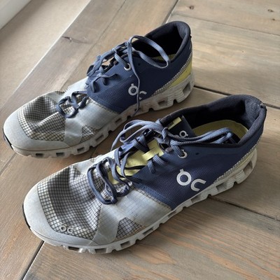 On Cloud X Shift Running Shoes Mens Size 10.5 Denim Blue White Athletic Sneakers