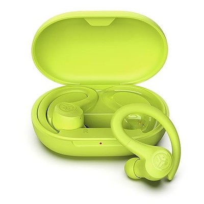 JLab Go Air Sport Wireless Earbuds 32H Ohrbügel Mikrofon Wasserdicht Gelb TI