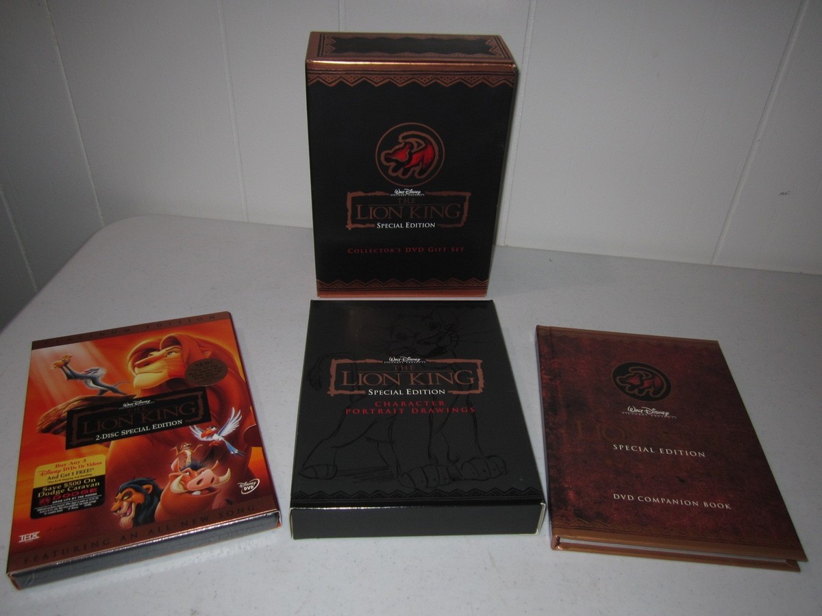 The Lion King (DVD, 2003, 2-Disc Set, Gift Box w/Book and Signed