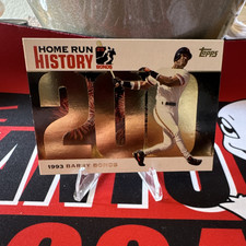 Topps 2005 Home Run History Barry Bonds #BB200 San Francisco Giants MLB Card